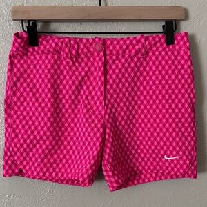 Girls Nike Golf Shorts, Pink, Large